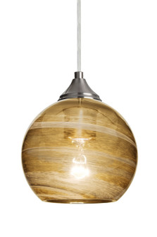 Jilly One Light Pendant in Satin Nickel (74|JJILLYAMSN)