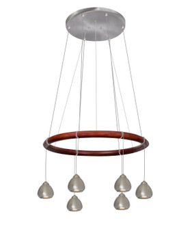 Cirque LED Pendant in Satin Nickel (74|CIRQUE12VLEDSN)