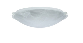 Trio One Light Ceiling Mount in White (74|968252HALWH)