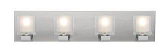 Bolo Four Light Vanity in Satin Nickel (74|4WFBOLOFRSN)