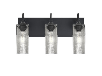 Duke Three Light Wall Sconce in Black (74|3WGDUKESFBK)