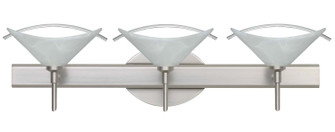 Hoppi Three Light Wall Sconce in Satin Nickel (74|3SW181304SN)