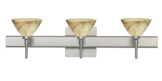 Domi Three Light Wall Sconce in Satin Nickel (74|3SW174383SNSQ)