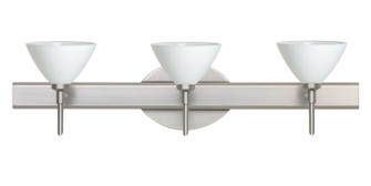 Domi Three Light Wall Sconce in Satin Nickel (74|3SW174307SN)