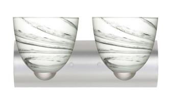 Sasha Two Light Wall Sconce in Satin Nickel (74|2WZ7572MGLEDSN)