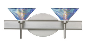 Kona Two Light Wall Sconce in Satin Nickel (74|2SW550493SN)