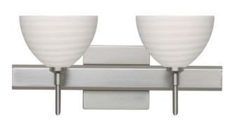 Brella Two Light Wall Sconce in Satin Nickel (74|2SW4679KRSNSQ)