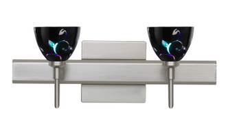 Divi Two Light Wall Sconce in Satin Nickel (74|2SW1858VBSNSQ)