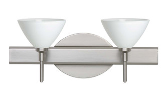 Domi Two Light Wall Sconce in Satin Nickel (74|2SW174307SN)