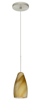 Karli One Light Pendant in Satin Nickel (74|1XT7198HNLEDSN)