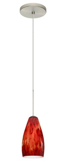 Karli One Light Pendant in Satin Nickel (74|1XT719841LEDSN)