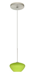 Peri One Light Pendant in Satin Nickel (74|1XT541035LEDSN)