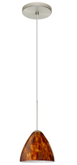 Mia One Light Pendant in Satin Nickel (74|1XT177918LEDSN)