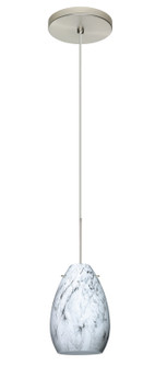 Pera One Light Pendant in Satin Nickel (74|1XT1713MGLEDSN)