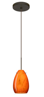 Pera One Light Pendant in Bronze (74|1XT1713HBBR)