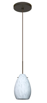 Pera One Light Pendant in Bronze (74|1XT171319LEDBR)