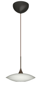 Spazio One Light Pendant in Bronze (74|1XC629406LEDBR)