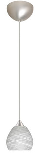 Tay Tay One Light Pendant in Satin Nickel (74|1XC560560SN)