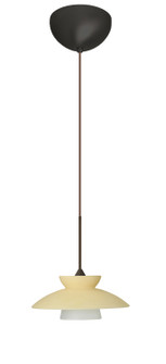 Trilo One Light Pendant in Bronze (74|1XC271897LEDBR)