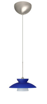 Trilo One Light Pendant in Satin Nickel (74|1XC271823LEDSN)
