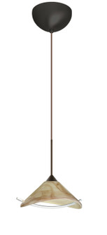 Hoppi One Light Pendant in Bronze (74|1XC181305LEDBR)