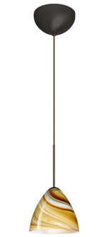 Mia One Light Pendant in Bronze (74|1XC1779HNBR)