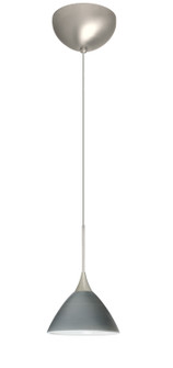 Domi One Light Pendant in Satin Nickel (74|1XC1743TNLEDSN)