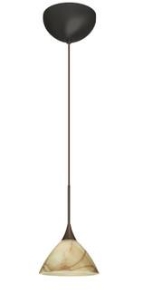 Domi One Light Pendant in Bronze (74|1XC174383LEDBR)