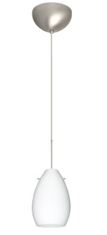 Pera One Light Pendant in Satin Nickel (74|1XC171307LEDSN)