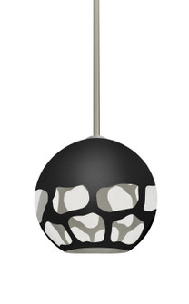 Rocky One Light Pendant in Satin Nickel (74|1TTROCKYBKLEDSN)