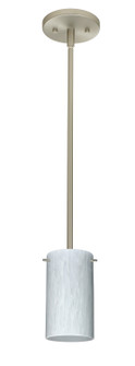 Stilo One Light Pendant in Satin Nickel (74|1TT440419MEDSN)