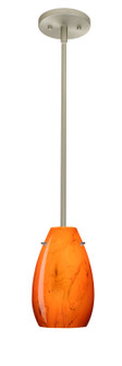 Pera One Light Pendant in Satin Nickel (74|1TT4126HBSN)