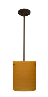 Tamburo One Light Pendant in Bronze (74|1TT4006OKLEDBR)