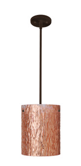 Tamburo One Light Pendant in Bronze (74|1TT4006CSLEDBR)