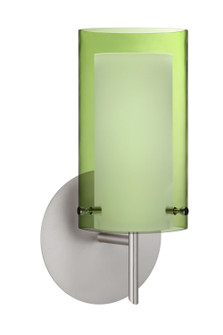 Pahu One Light Wall Sconce in Satin Nickel (74|1SWL44007SN)