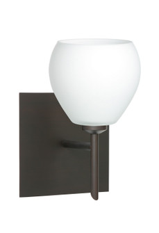 Tay Tay One Light Wall Sconce in Bronze (74|1SW560507BRSQ)