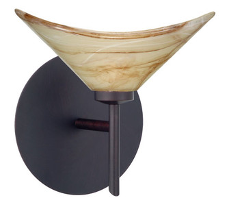 Hoppi One Light Wall Sconce in Bronze (74|1SW191383BR)