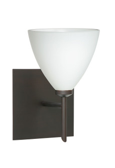 Mia One Light Wall Sconce in Bronze (74|1SW177907BRSQ)