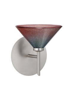 Kona One Light Wall Sconce in Satin Nickel (74|1SW117691SN)
