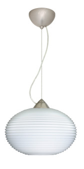 Pape One Light Pendant in Satin Nickel (74|1KX491307LEDSN)