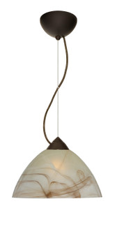 Tessa One Light Pendant in Bronze (74|1KX420183LEDBR)