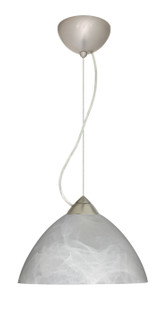 Tessa One Light Pendant in Satin Nickel (74|1KX420152LEDSN)