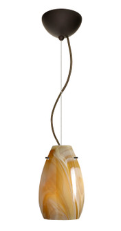 Pera One Light Pendant in Bronze (74|1KX4126HNLEDBR)