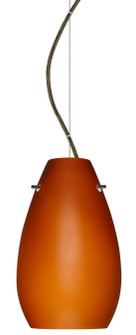 Pera One Light Pendant in Bronze (74|1KX412680BR)