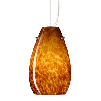 Pera One Light Pendant in Satin Nickel (74|1KX412618LEDSN)