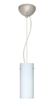 Stilo One Light Pendant in Satin Nickel (74|1KX412307LEDSN)