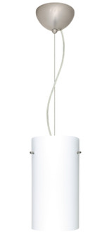 Tondo One Light Pendant in Satin Nickel (74|1KX412007LEDSN)