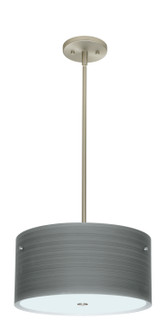 Tamburo Three Light Pendant in Satin Nickel (74|1KT4008TNLEDSN)