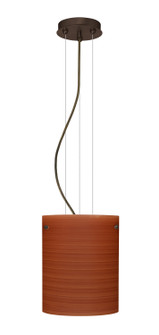 Tamburo One Light Pendant in Bronze (74|1KG4006CHLEDBR)