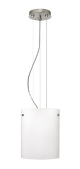 Tamburo One Light Pendant in Satin Nickel (74|1KG400607LEDSN)